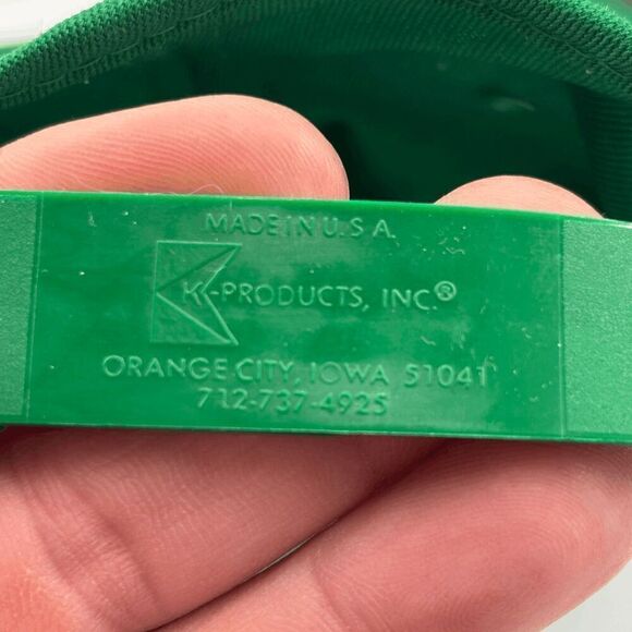 Vintage Pioneer Seed Hat Snapback Rope Cap Embroidered Green K Products USA - Picture 8 of 9